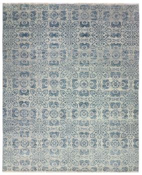 Hand Knotted Oushak Rug 7'10